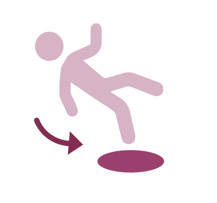 Graphic Showing Someone Falling