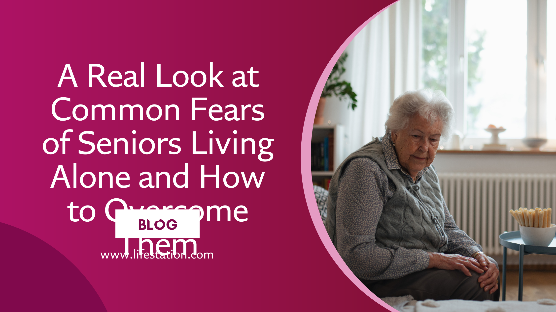 elderly woman living alone