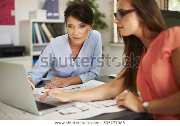 https://www.shutterstock.com/image-photo/two-women-consulting-data-on-computer-303277985